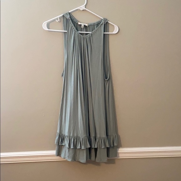 EUC Anthropologie eri & ali Ruffled Swing Top - Picture 4 of 5